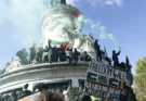 «No hay lugar para la violencia»: vehículos quemados, edificios dañados y 1.800 detenidos tras las multitudinarias protestas en Francia