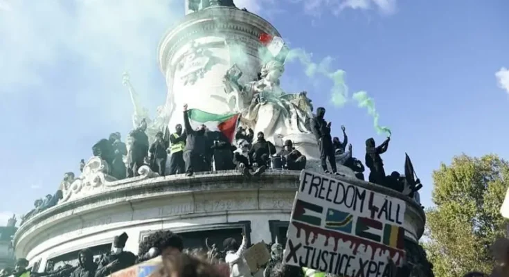 «No hay lugar para la violencia»: vehículos quemados, edificios dañados y 1.800 detenidos tras las multitudinarias protestas en Francia
