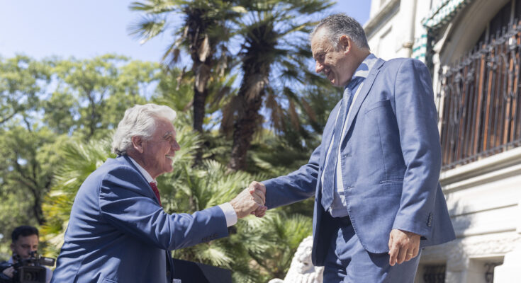 Presidente Orsi mantuvo encuentro con embajador de Estados Unidos, Lou Rinaldi