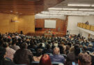 “La Fiesta” colmó el Aula Magna de la Udelar en una nueva propuesta de “Tocó Teatro”
