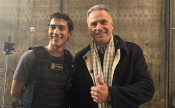 Orsi visitó rodaje de serie de Netflix que se filma en Uruguay: «Apostar a la industria audiovisual es también construir país»