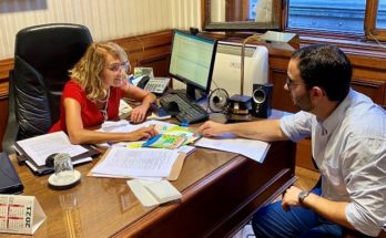 Edil Marziotte presenta proyecto para Celíacos a Diputado y Senadora de su Sector