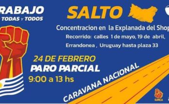 Este miércoles habrá parcial del SUNCA con caravana