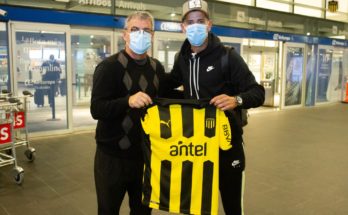 Peñarol: Pablo Ceppelini ya llegó al país y fue recibido por Pablo Javier Bengoechea