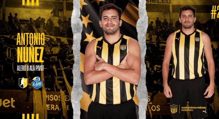 El salteño Antonio Núñez jugará en la Liga Uruguaya de Básquetbol con Peñarol