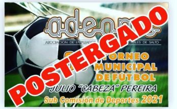 Se posterga el Campeonato Municipal de Fútbol