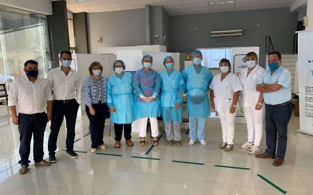 Llegaron a Salto más de mil dosis del Laboratorio Pfizer