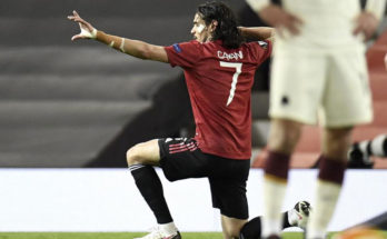 Con gran actuación y dos goles de Edinson Cavani, el United goleó 6 a 2 a la Roma y se acerca a la final de la Europa League