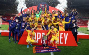 Barcelona goleó 4-0 al Bilbao, ganó la Copa del Rey y Ronald Araújo sumó su primer título