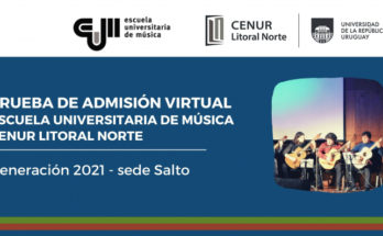 Escuela Universitaria de Música: prueba de admisión virtual