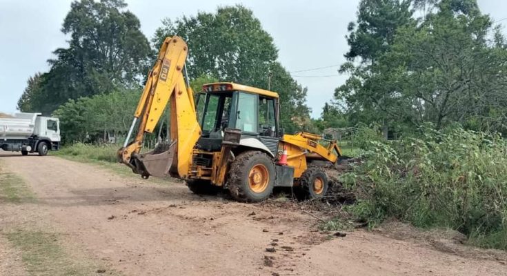 Continúa con la recolección de restos de podas en zona de Termas del Daymán