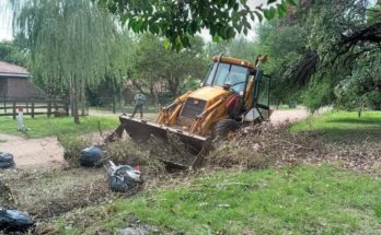 Continúa la recolección de restos de podas en zona de Termas del Daymán