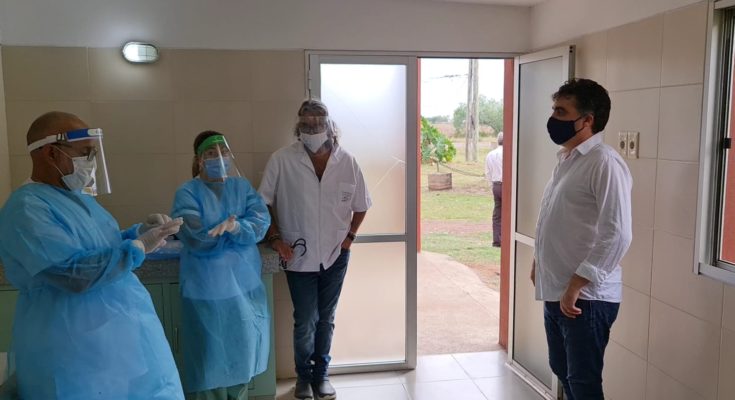 Quedó habilitado el tercer vacunatorio del interior del departamento en Valentín