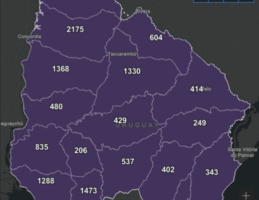 SINAE confirmó 266 nuevos casos de Covid-19 en Salto este miércoles. Hay 2.175 personas cursando la enfermedad