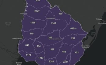 Salto llegó a 2.347 casos activos de Covid-19 este sábado 29 de mayo y se registraron 5 fallecimientos