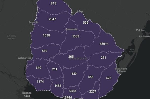 Salto llegó a 2.347 casos activos de Covid-19 este sábado 29 de mayo y se registraron 5 fallecimientos