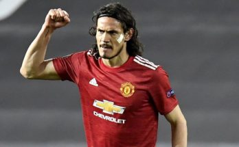 Manchester United: Edinson Cavani fue elegido como el mejor jugador del mes de abril