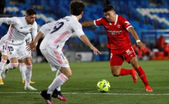 España: Real Madrid rescató un agónico 2-2 con Sevilla y se complica en la lucha