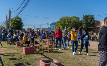 Se dieron 400 dosis de vacuna anti Covid en 4 horas