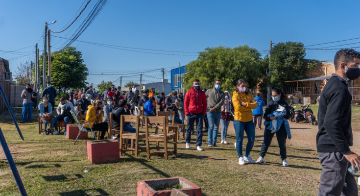 Se dieron 400 dosis de vacuna anti Covid en 4 horas