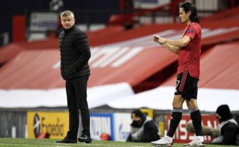 Manchester United: Solskjaer cada vez más “esperanzado” con la continuidad de Cavani