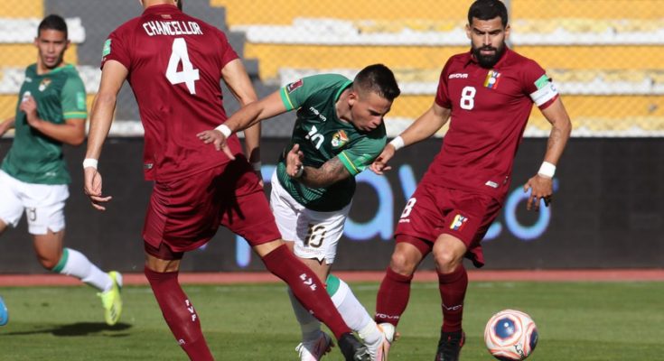 Eliminatorias: Bolivia derrotó 3-1 a Venezuela en el Estadio Hernando Siles de La Paz