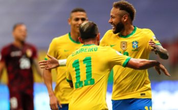 Copa América: Brasil, a ritmo controlado, venció por 3-0 a Venezuela en Brasilia