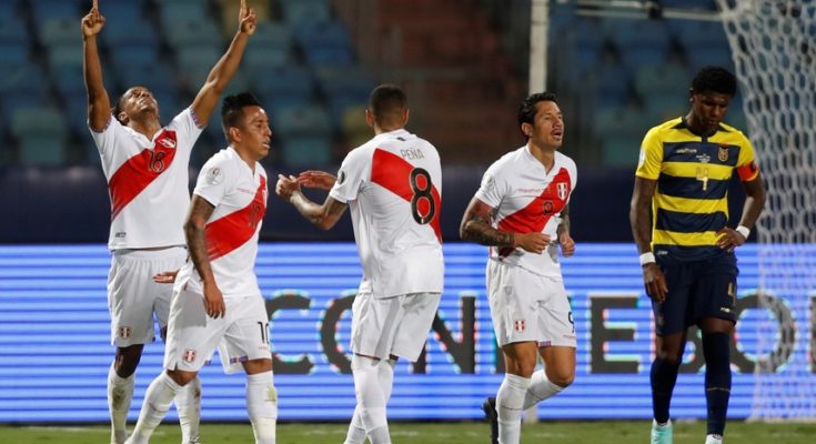 Copa América: Perú, en gran remontada, igualó 2-2 con Ecuador, que se complicó en Goiania