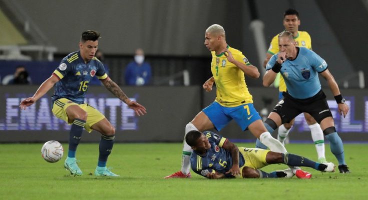 Copa América: Brasil derrotó 2-1 a Colombia en el Nilton Santos de Río y es líder perfecto