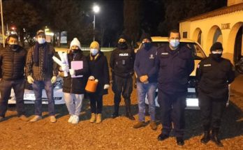 CECOED, Intendencia y Jefatura realizan operativo ante ola de frío
