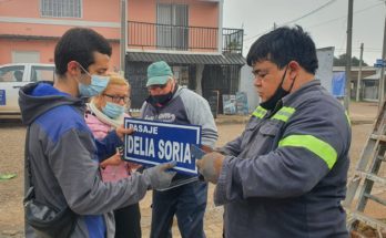Nomenclátor en barrio La Tablada, Luminaria Led en el interior y recuperación de calles en barrio Víctor Lima