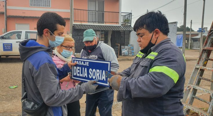 Nomenclátor en barrio La Tablada, Luminaria Led en el interior y recuperación de calles en barrio Víctor Lima