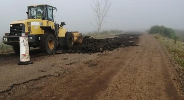 Intendencia de Salto realizó mantenimiento en el camino de acceso a Termas del Arapey