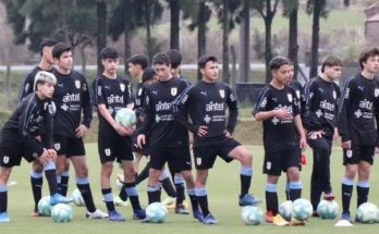 Salteños entrenan con la selección uruguaya de fútbol Sub-15