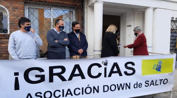 Asociación Down de Salto inauguró primera etapa de las obras de su sede