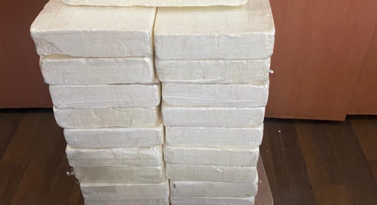 Más de 19 kilos de cocaína incautados en un control de ruta