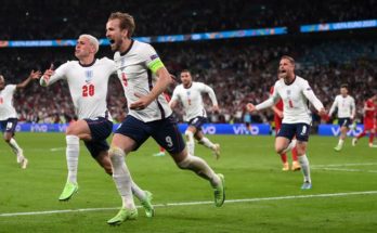 Eurocopa: Inglaterra venció 2-1 a Dinamarca en Wembley y jugará la final ante Italia