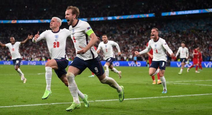 Eurocopa: Inglaterra venció 2-1 a Dinamarca en Wembley y jugará la final ante Italia