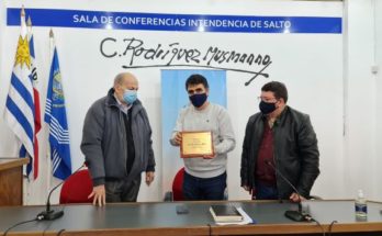 Intendencia reconoció a José Roque Alfieri por su trayectoria vinculada al deporte