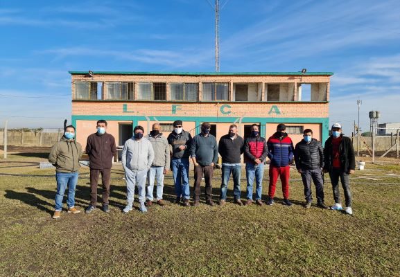 Autoridades de la Intendencia visitaron este sábado el Estadio Vispo Mari donde se viene trabajando