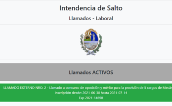 La Intendencia de Salto llama a concurso para la provisión de cinco cargos de mecánico