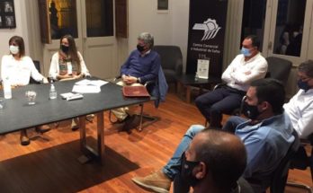 El Dr. Carlos Albisu se reunió con el Centro Comercial e Industrial de Salto