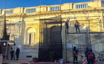 Intendente de Salto junto al diputado Álvaro Lima destacaron la recuperación del Palacio Córdoba