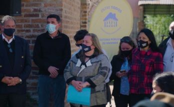 Diputado Lima y directora de Vivienda participaron en inauguración de 14 viviendas en barrio Ceibal