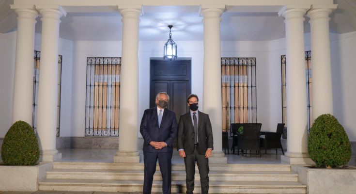 Presidente Luis Lacalle Pou se reunió con el mandatario argentino, Alberto Fernández