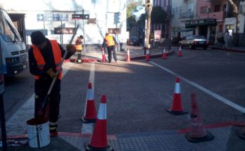 Desde el lunes 20 de septiembre habrá cortes de tránsito por tramos en calle Uruguay