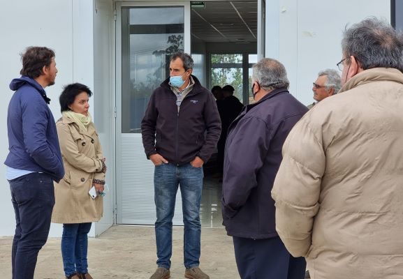 Autoridades de la Unidad Agroalimentaria visitaron la Central Hortícola del Norte