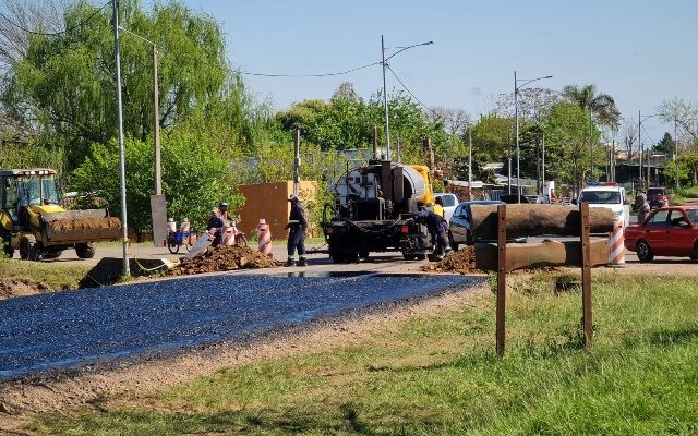 Intendencia realizó imprimación en la avenida Wilson Ferreira Aldunate