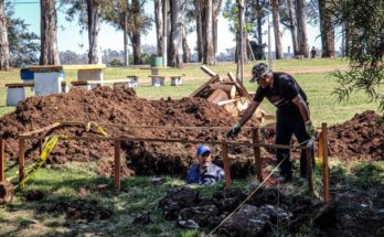 Intendente Lima destacó avances en la construcción del puente colgante en la Costanera Norte