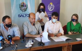 Intendencia de Salto y Mides firmaron convenio para el apoyo a emprendendores